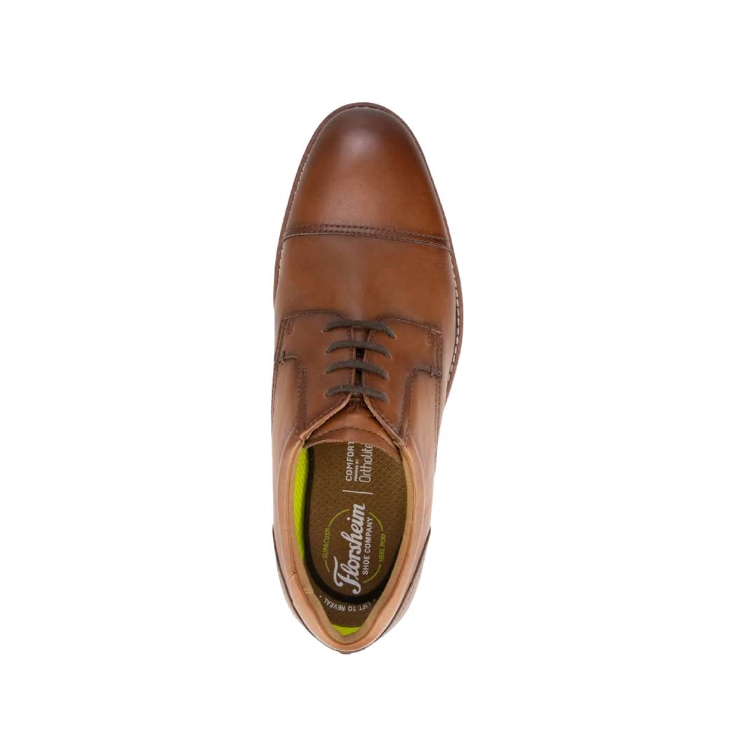Florsheim traveller cap tan lace up
