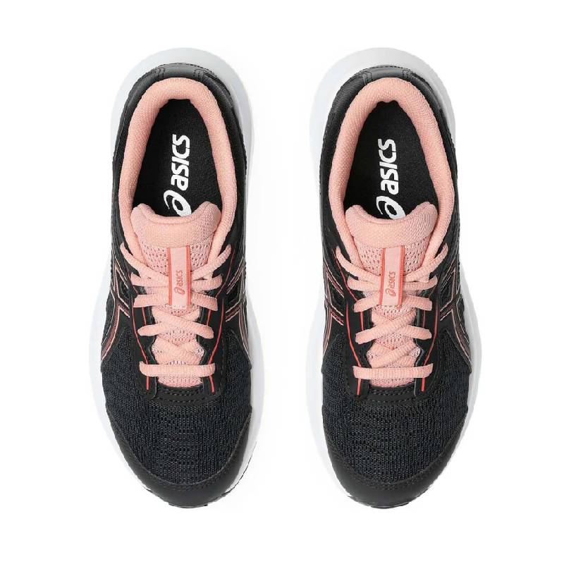 ASics contend 9 gs black/pink kids runner