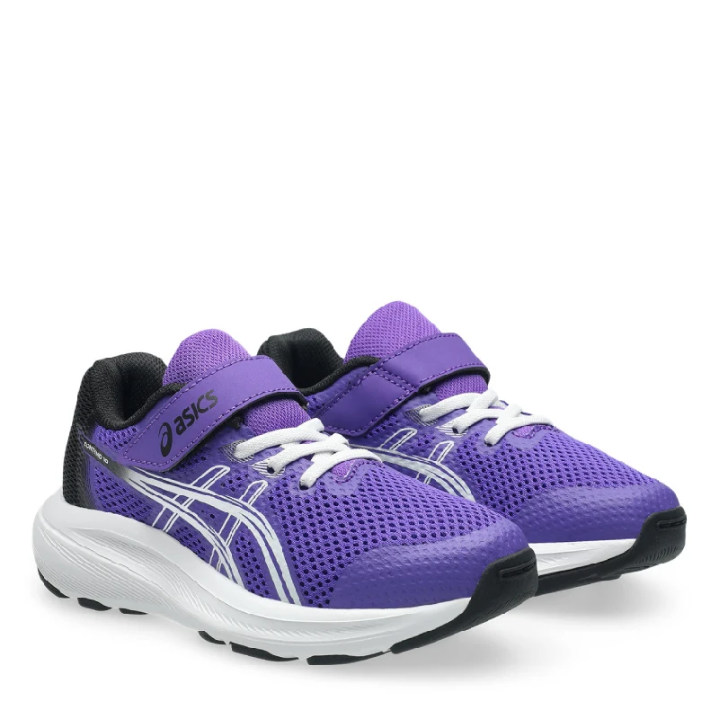 asics contend 10 ps kids velcro light weight sneaker