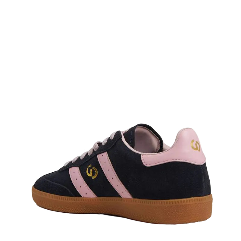 Goodsole parallel navy/pink womens lace up