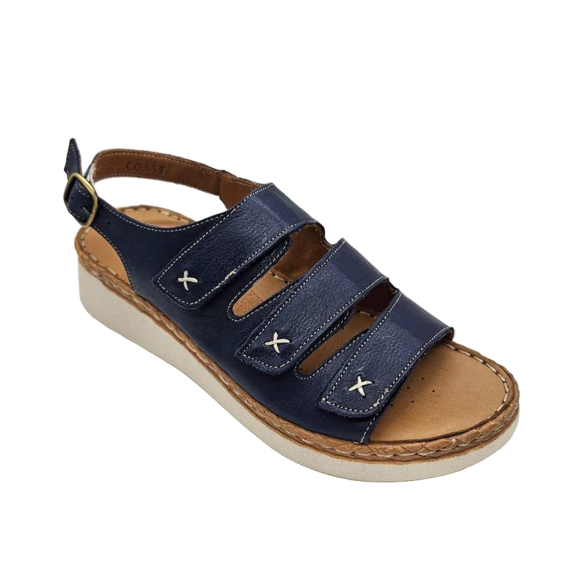Cabello Coast Navy Sandal