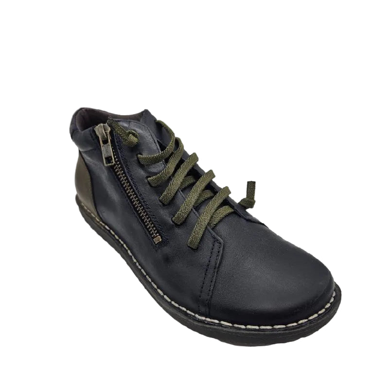 Zeta madge navy women zip boot
