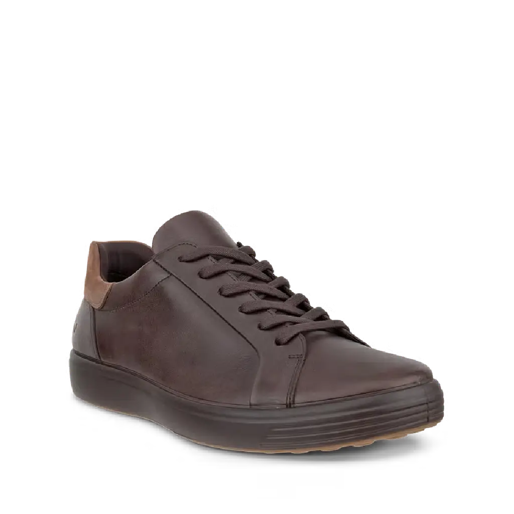 Ecco Soft 7 Mens mocha lace up