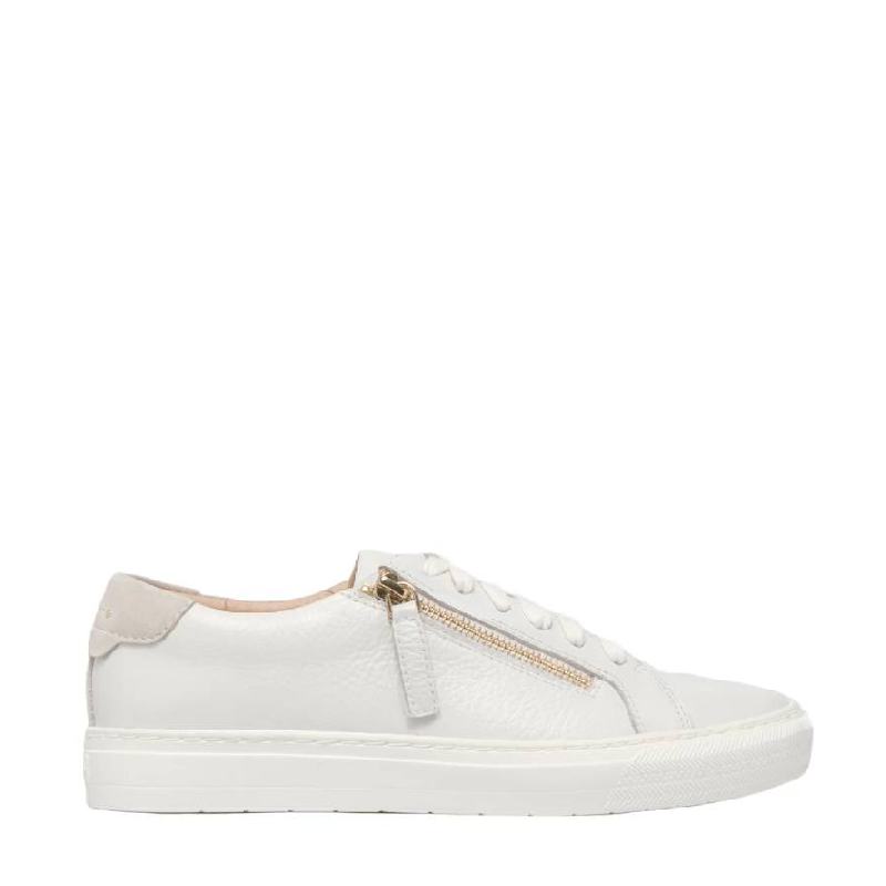 Frankie 4 mim white lace up