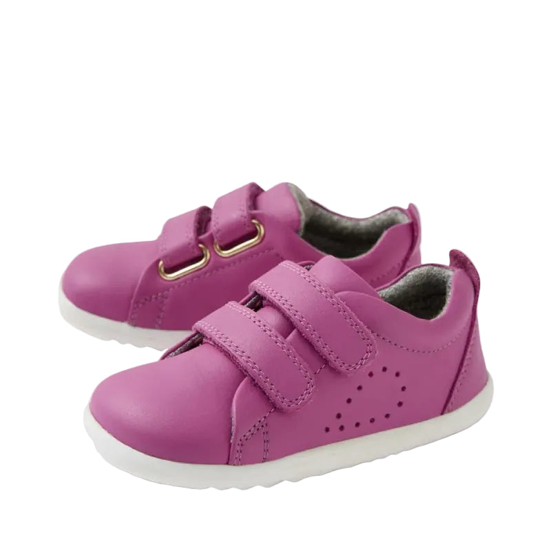 Bobux step up grass court orchid colour