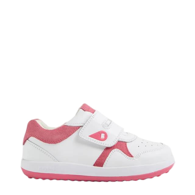 Bobux baseline white/pink