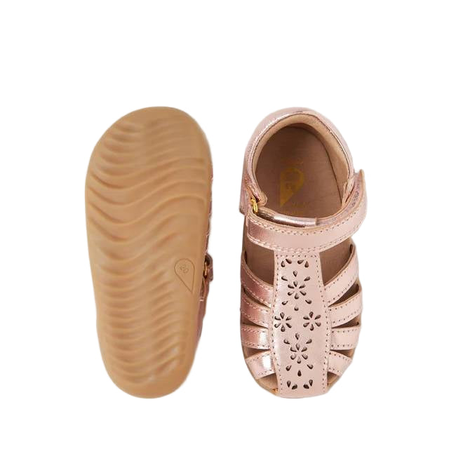 Bobux chelsea rose gold sandal