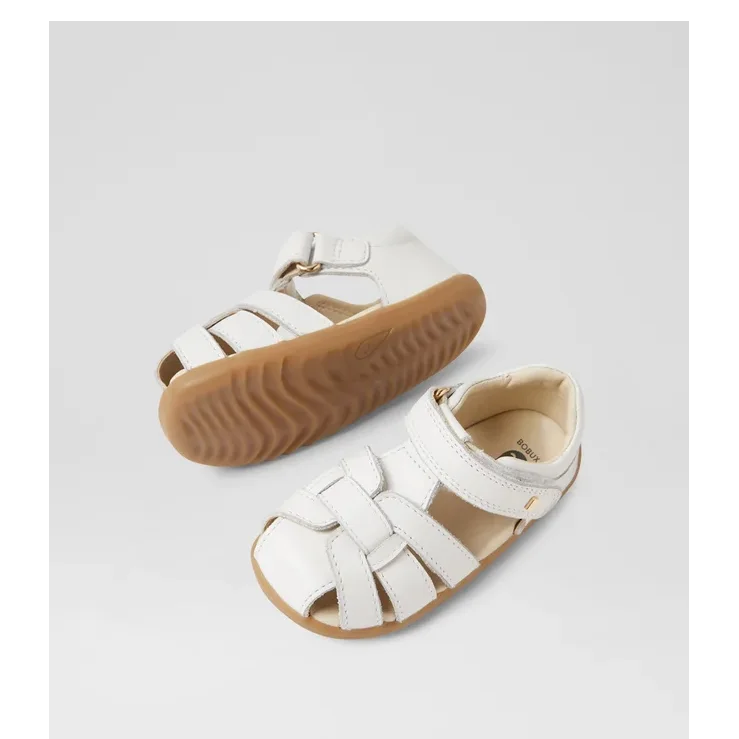 bobux skip twist white infant sandals