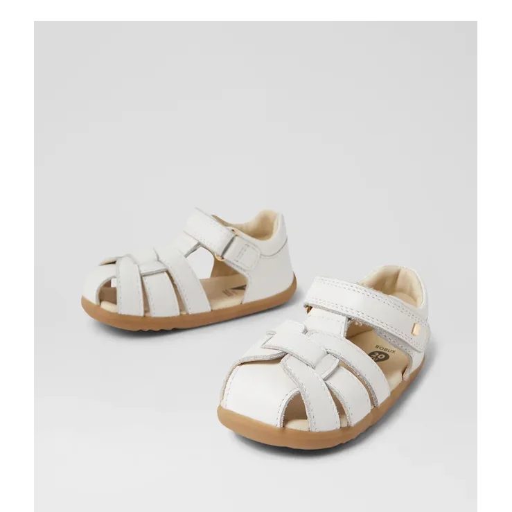 bobux skip twist white infant sandals