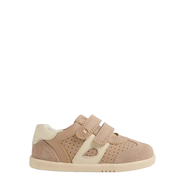 Bobux titan taupe kids sneaker