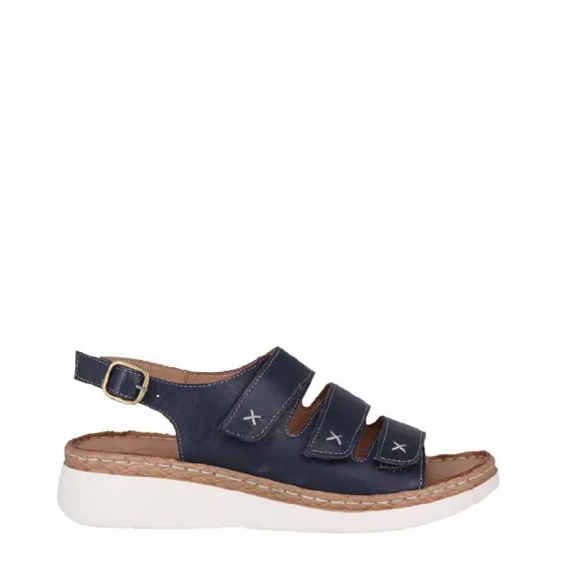 Cabello Coast navy womens sandal
