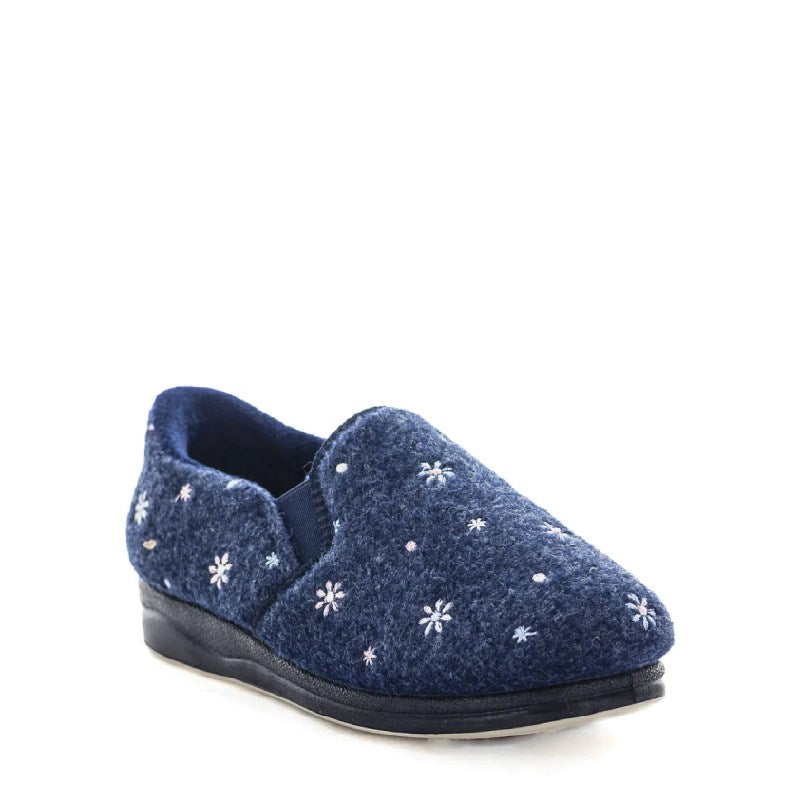 panda eleanor navy womens slipper