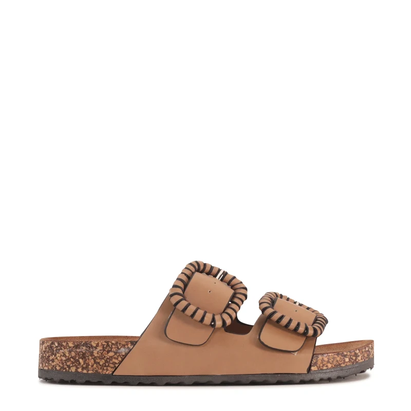 los cabos jirona taupe womens slide