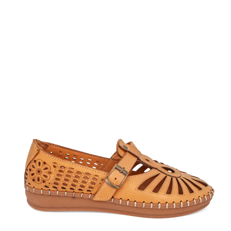 sala remy coconut womens leather closed toe sandal