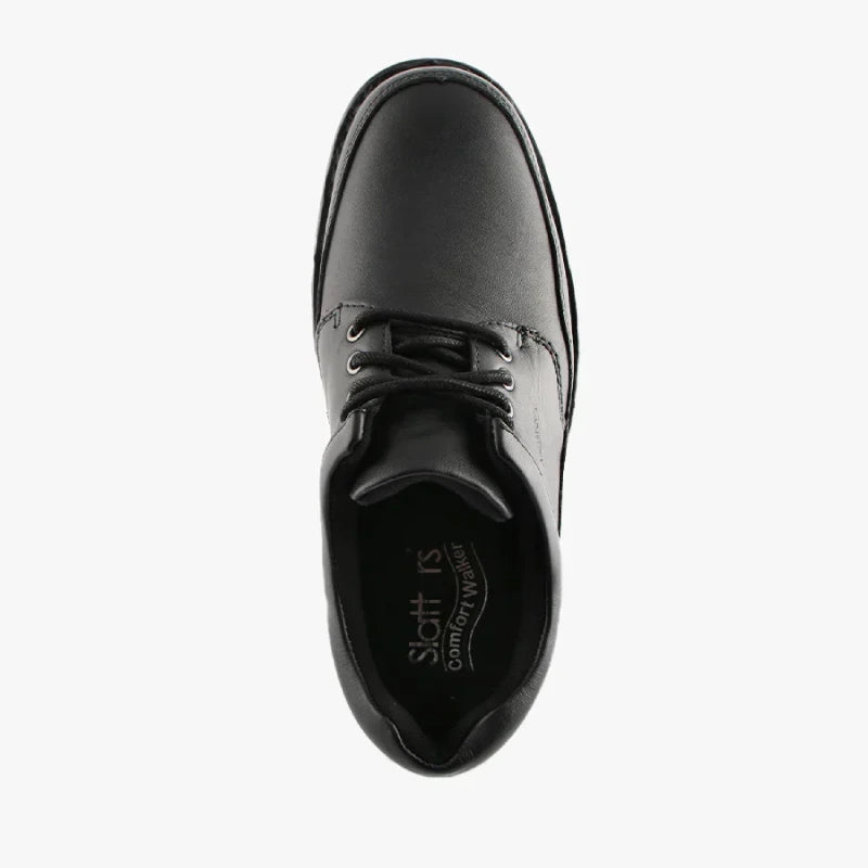 slatters award 2 mens black comfort walking shoe