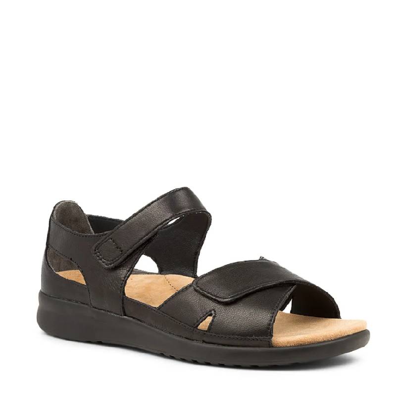 Ziera Bronn black sandal