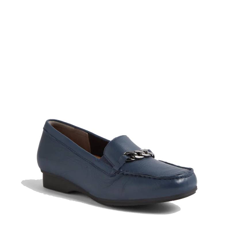 Ziera Fenders navy ladies slip on