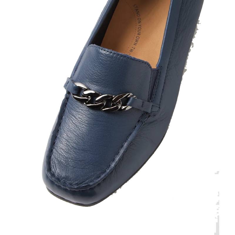 Ziera Fenders navy ladies slip on