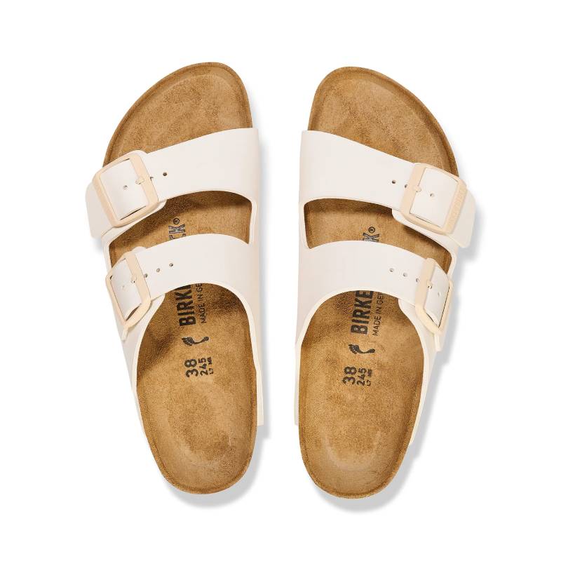 Birkenstock arizona eggshell slide