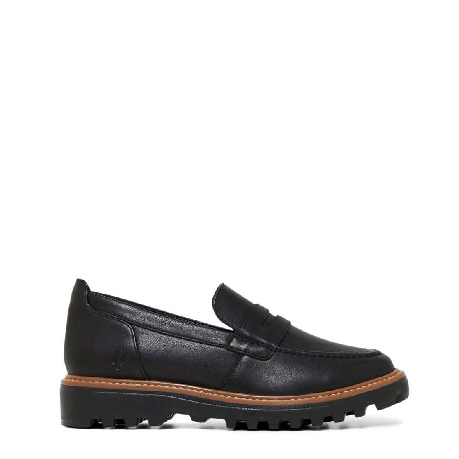 hush puppies beau black ladies shoe