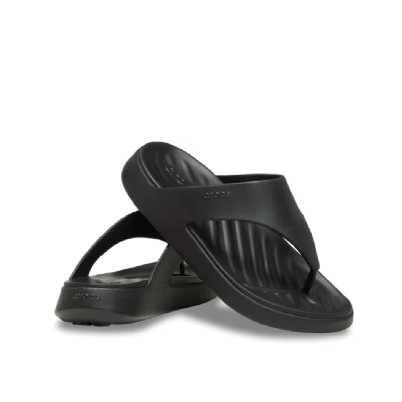 Crocs getway triangle black womens slide