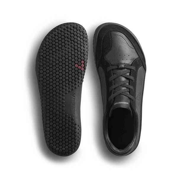Vivobarefoot gobi school sneaker black