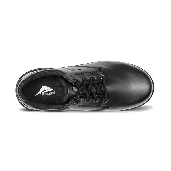 Ascent apex black school shoe