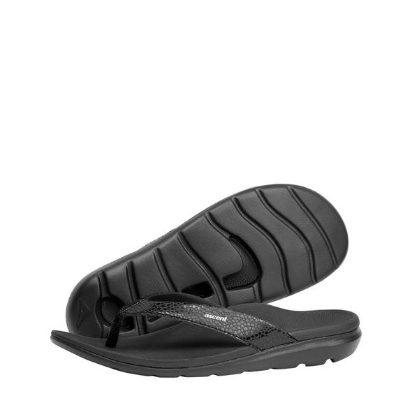 Ascent groove thong black womens