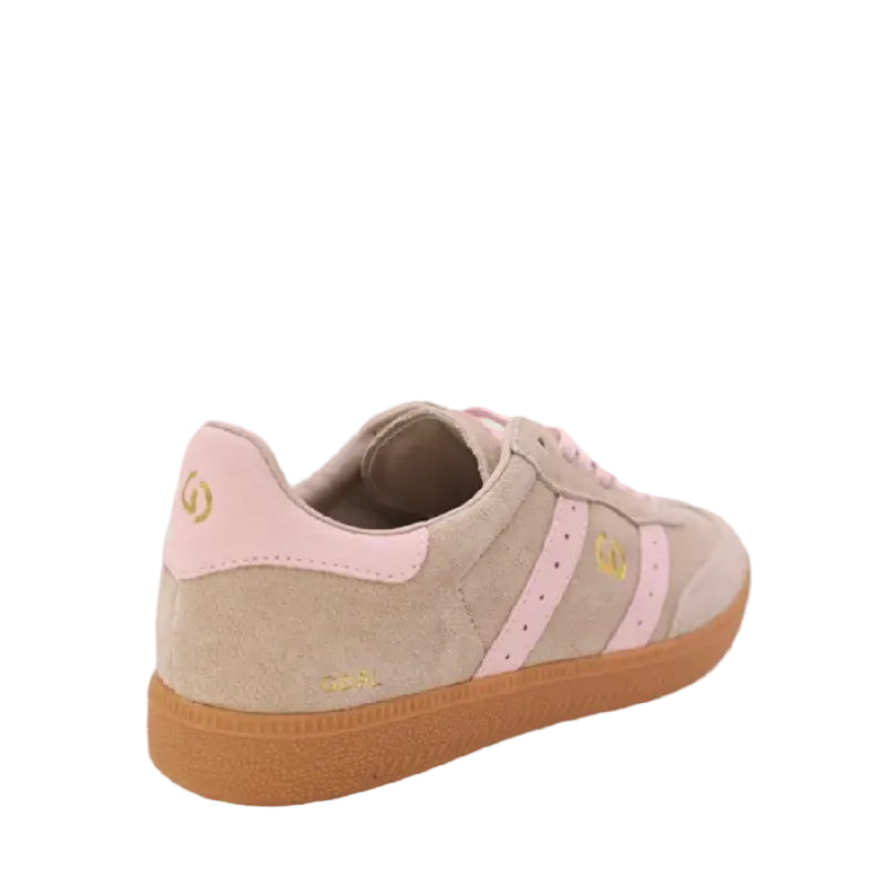 Goodsole parallel tropical taupe/pink womens sneaker