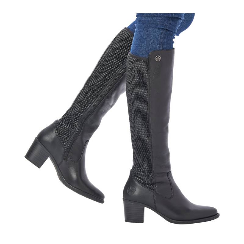 Rieker Y2050 Black long boot