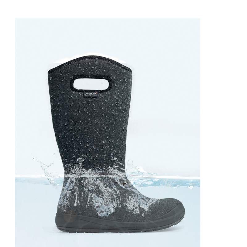 Bogs Charlie Black Womens Gumboot