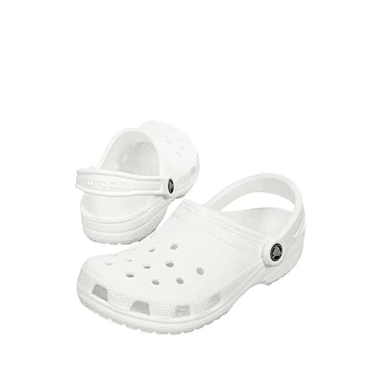 Crocs classic white unisex slide