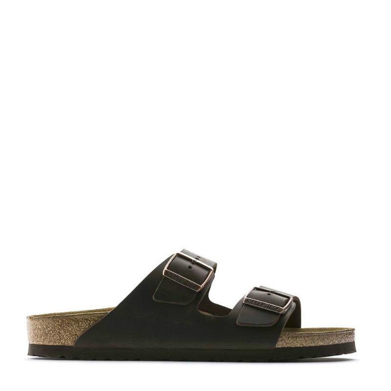 BIRKENSTOCK-SANDALS - ARIZONA OILED LEATHER HABANA NARROW FIT