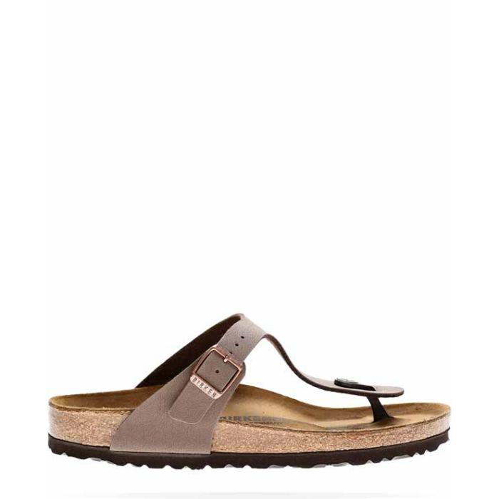 BIRKENSTOCK-SANDALS - GIZEH NUBUK MOCCA REGULAR FIT