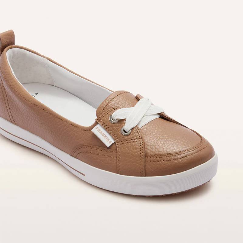 Frankie 4 sophie soft tan womens slip on