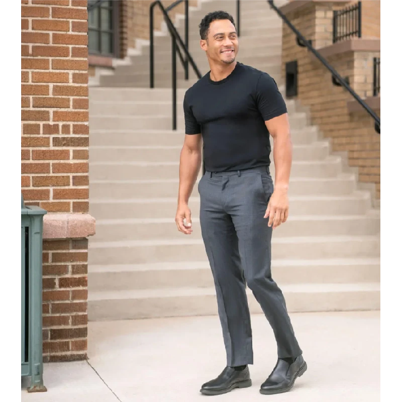 florsheim highrise moc toe black slip on