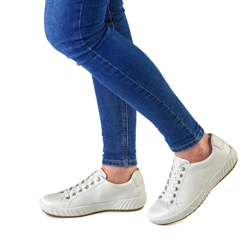 Ara avio white womens comfort lace up