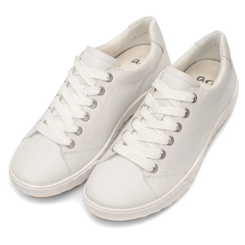 Ara avio white womens comfort lace up