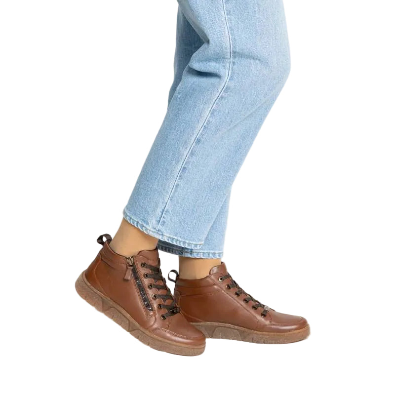 Ara rom sport 2 cognac lace up boot