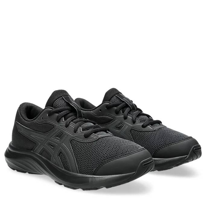 Asics contend  gs black kids sneaker