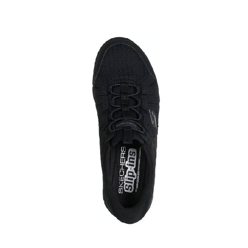 Skechers Gratis black womens slip on