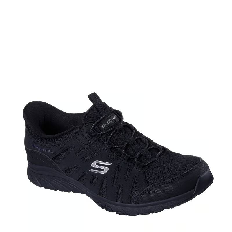 Skechers Gratis black womens slip on