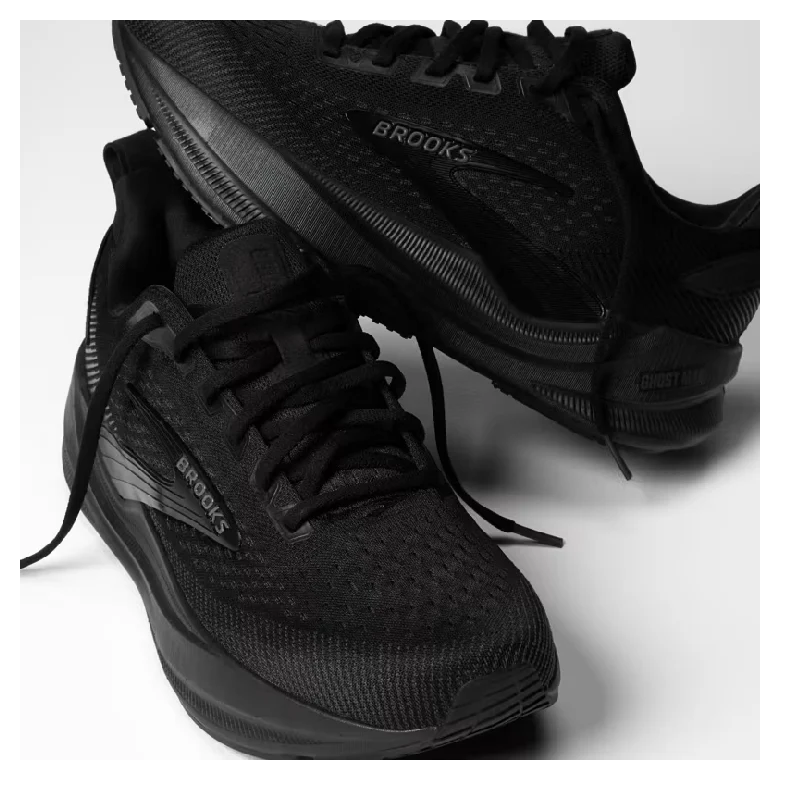 Brooks ghostmax 4 mens black extra wide running shoes