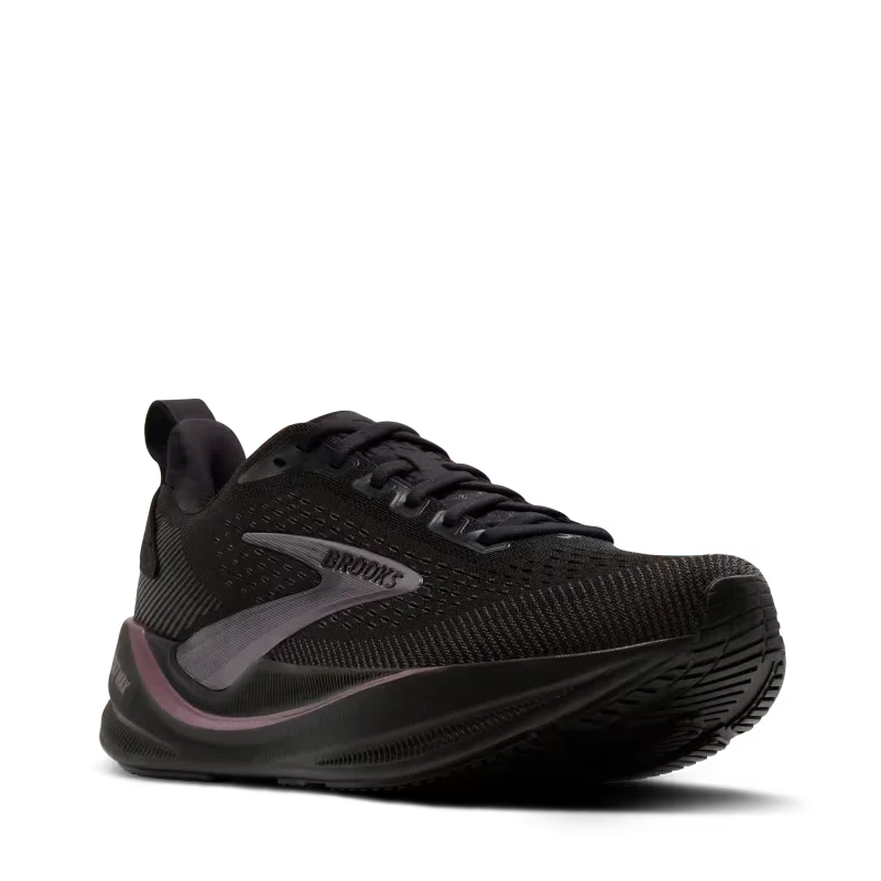 Brooks ghost max black/rose gold womens sneaker