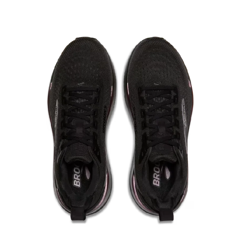 Brooks ghost max black/rose gold womens sneaker