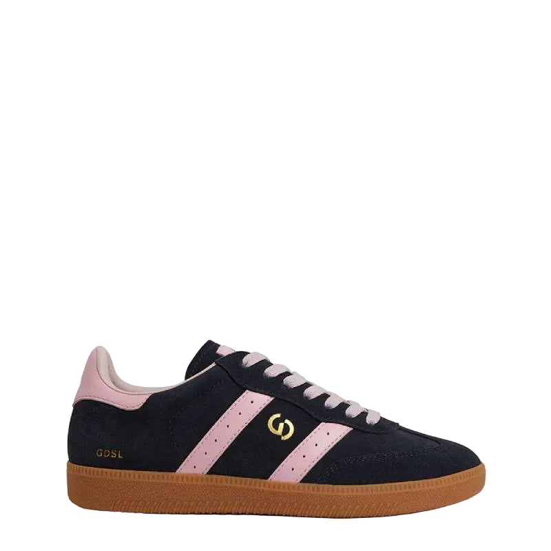 PARALLEL NAVY/PINK SUEDE