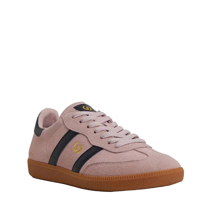 Goodsoles parallel pink/navy womens lace up