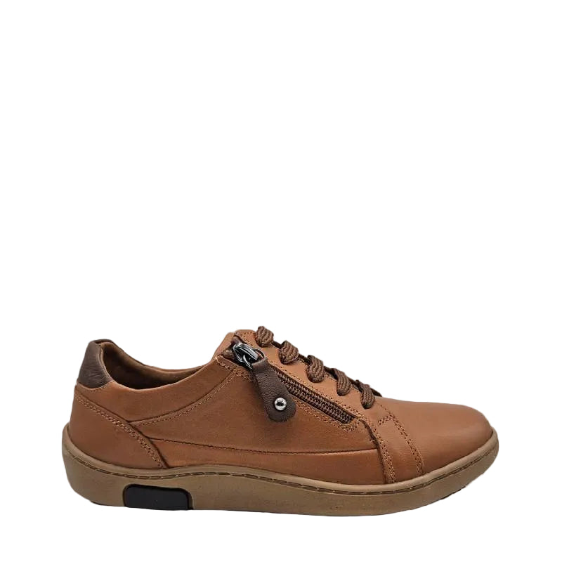 Cabello Patsy tan womens lace up