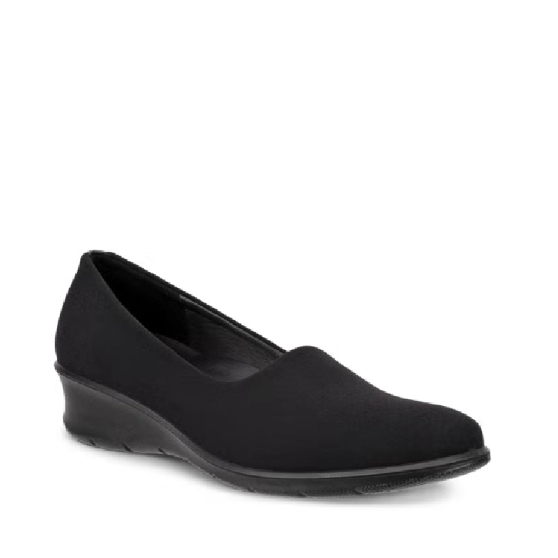 Ecco felicia black womens loafer