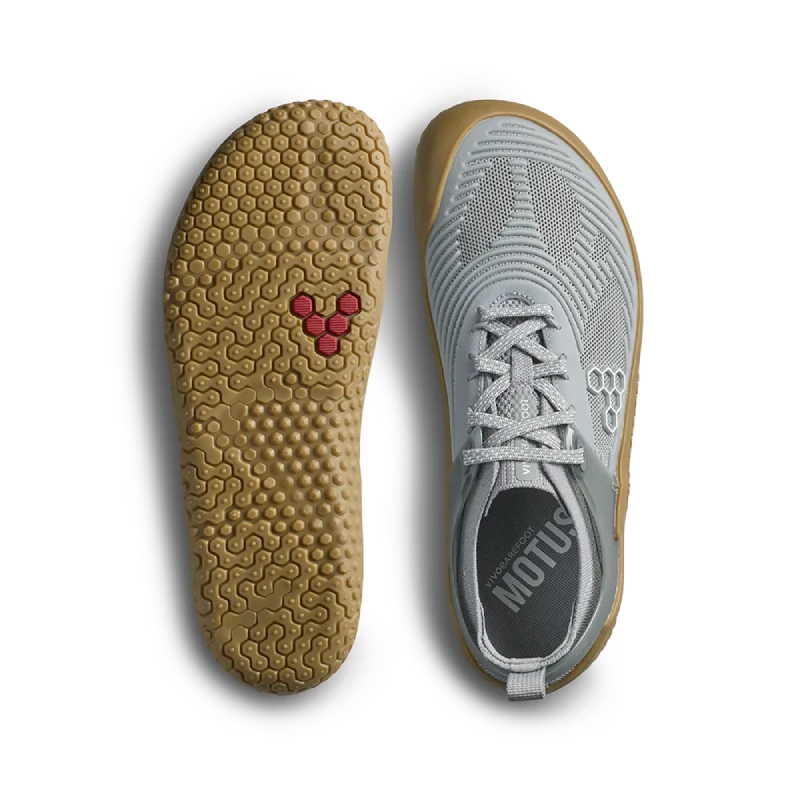 vivobarefoot motus strength grey mens sneaker